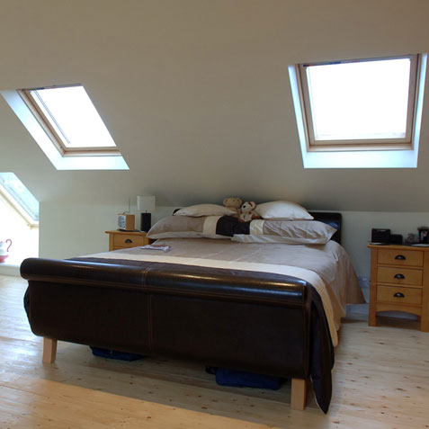 Loft conversion bedroom