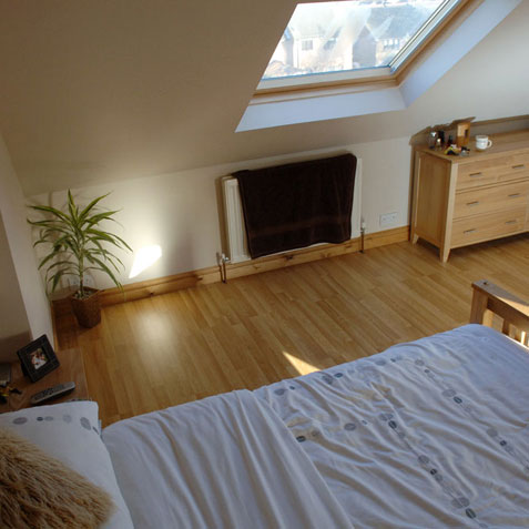 Loft conversion bedroom